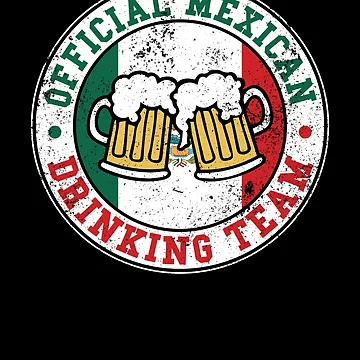 Vorschaubild zum Design Official Mexican Drinking Team Funny Mexico Drinking Team Gear von DynamicDesign