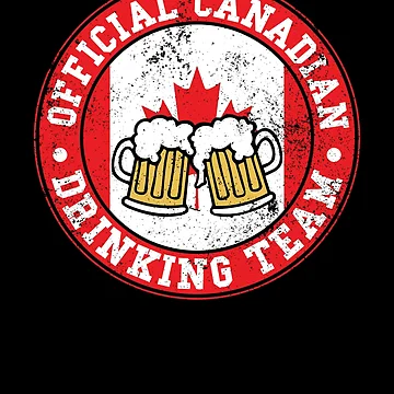 Vorschaubild zum Design Official Canadian Drinking Team Funny Canada Drinking Team Gear von DynamicDesign