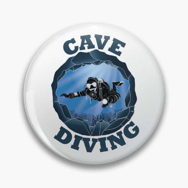 Item preview, Cave Diving - Underwater Scuba Diver designed and sold by TheInkElephant.