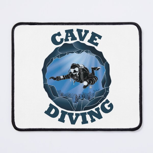 Item preview, Cave Diving - Underwater Scuba Diver designed and sold by TheInkElephant.