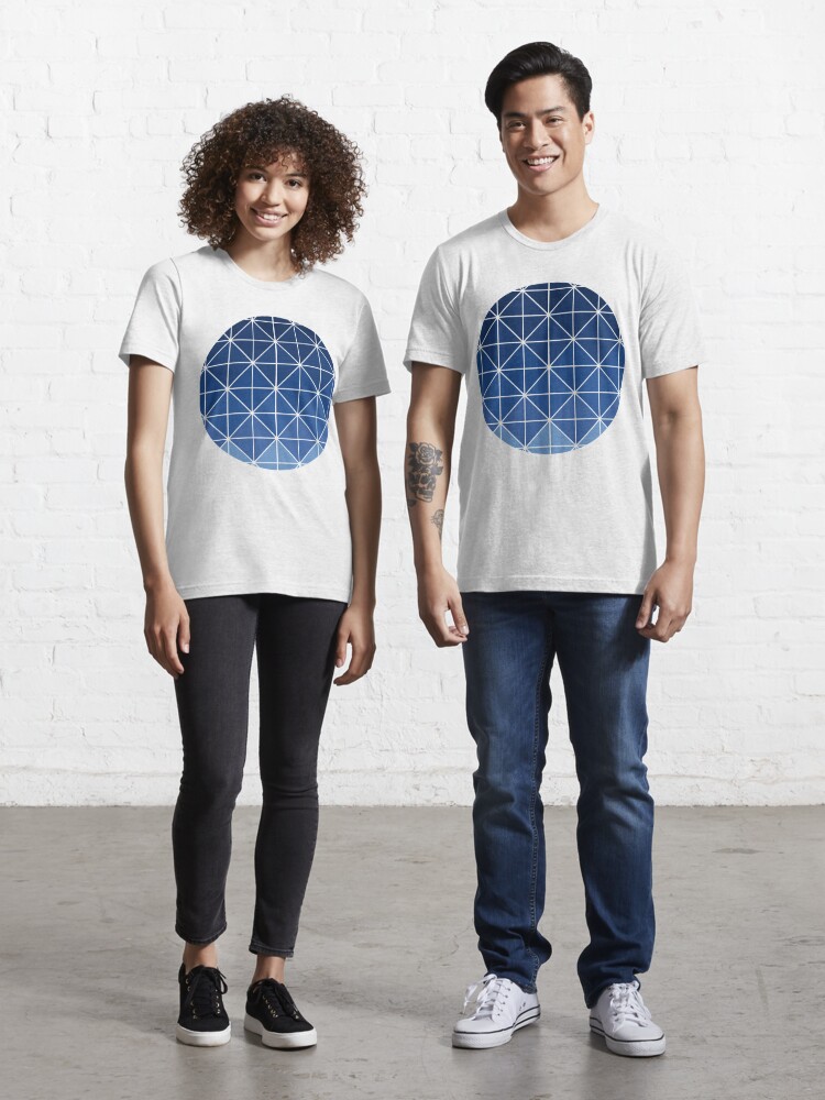 Blue Triangles Circle Sale by Essential Redbubble stuartsemporium T-Shirt | for White