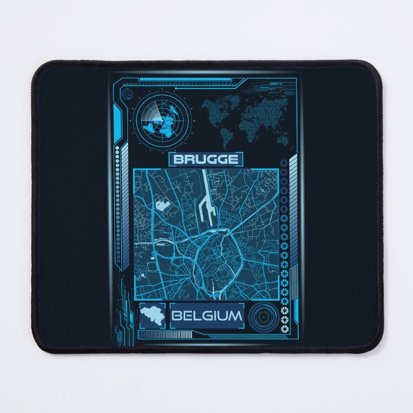 Item preview, Brugge Map Belgium designed and sold by hatimelhag.