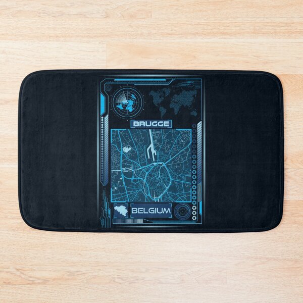 Item preview, Brugge Map Belgium designed and sold by hatimelhag.