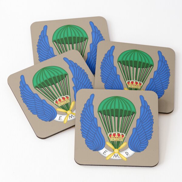 Item preview, Military school of Parachuting - Escuela Militar de Paracaidismo "Mendez Parada" (Spanish Air Force) designed and sold by wordwidesymbols.