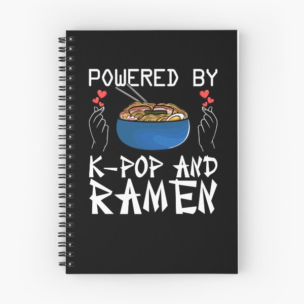 Item preview, Powered By K-Pop And Ramen Korean Pop Lover Gift K-Pop Gear designed and sold by DynamicDesign.