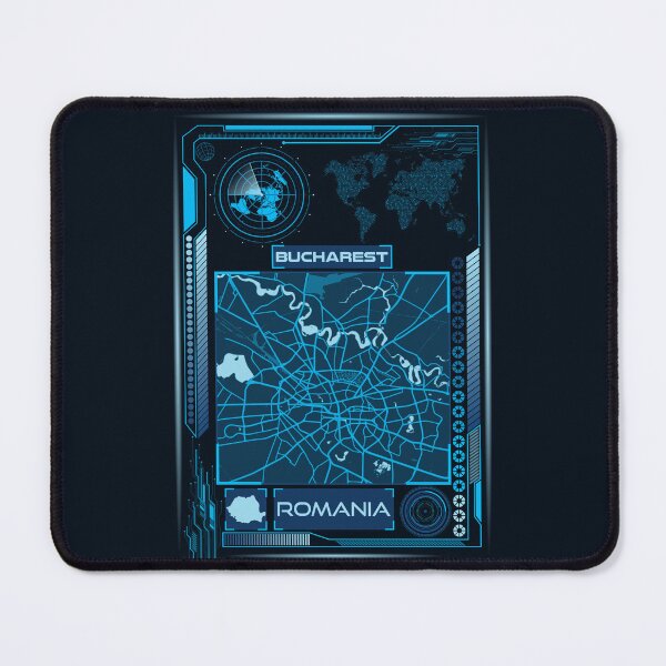 Item preview, Bucharest Map Romania designed and sold by hatimelhag.