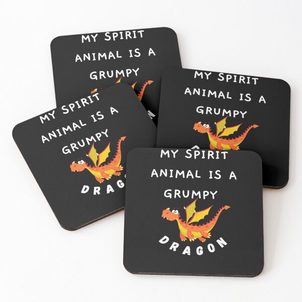 Item preview, my spirit animal is a grumpy dragon designed and sold by zakariyae.