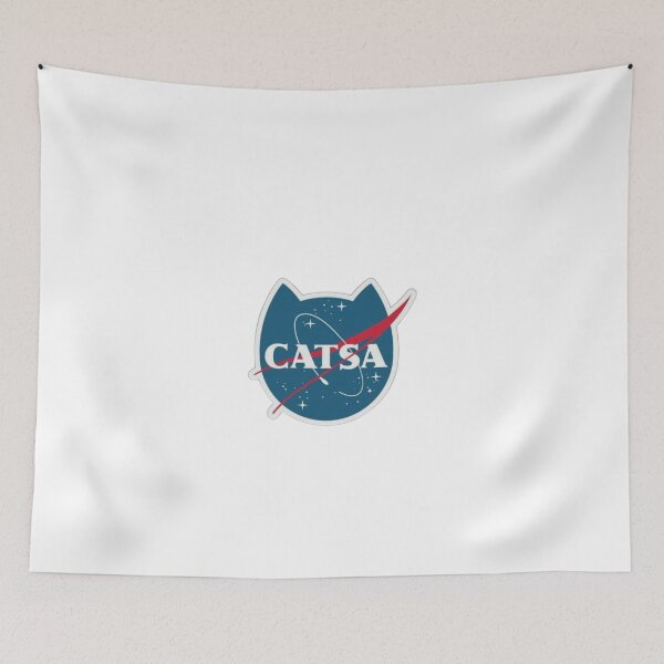 Item preview, CATSA (NASA simulation funny logo) designed and sold by TrendyLuxShop.