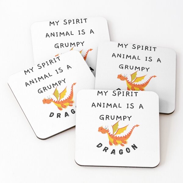 Item preview, my spirit animal is a grumpy dragon designed and sold by zakariyae.