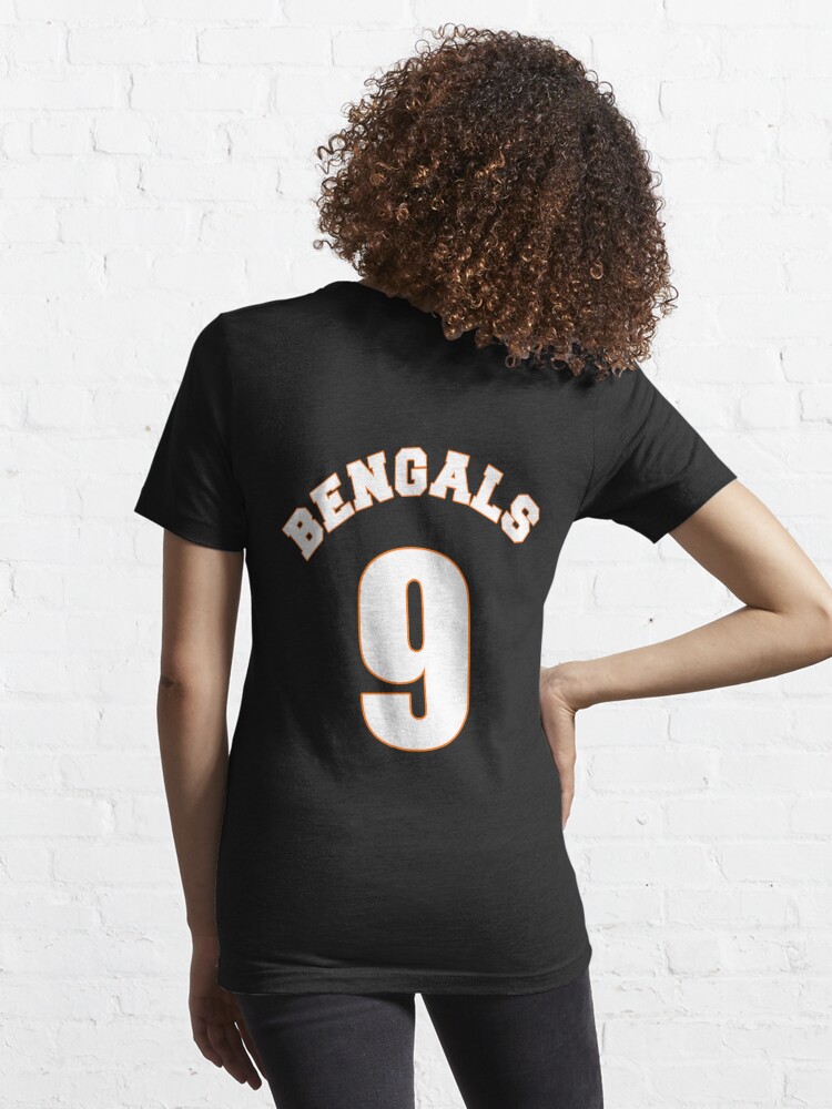 Joe Burrow 9 - Cincinnati Bengals Jersey Essential T-Shirt for Sale by  sgkrishna