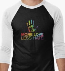 More Love Less Hate, Pray For Orlando Men's Baseball ¾ T-Shirt