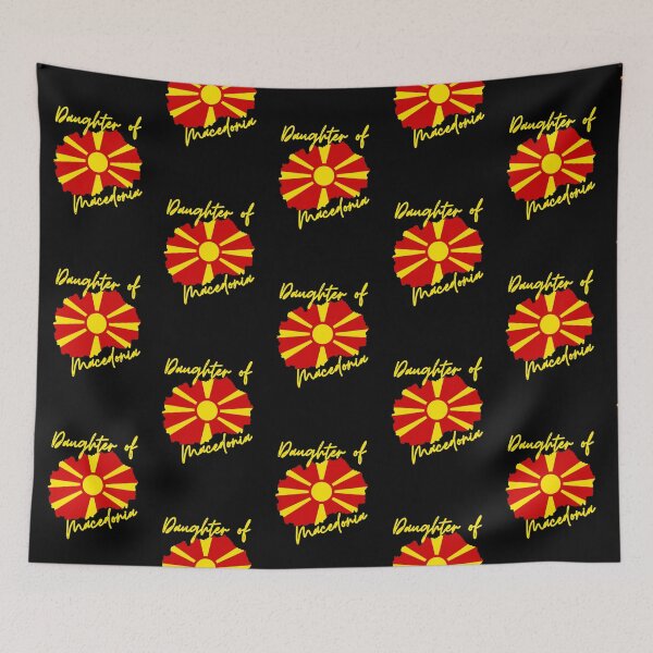 Item preview, Daughter of Macedonia Map Flag designed and sold by NovawayDirect.