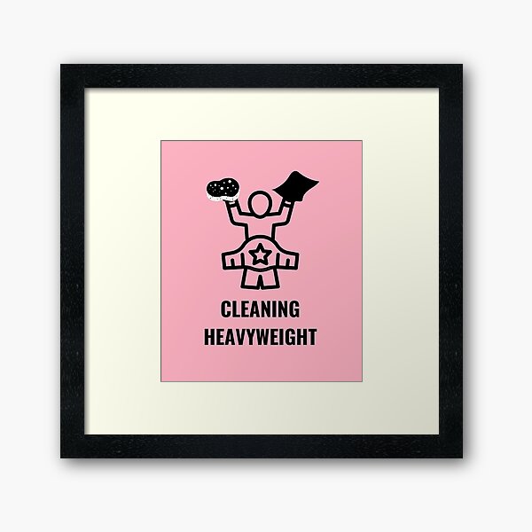 Item preview, Cleaning Heavyweight Housekeeper Cleaning Lady Janitor Gift designed and sold by SavvyCleaner.