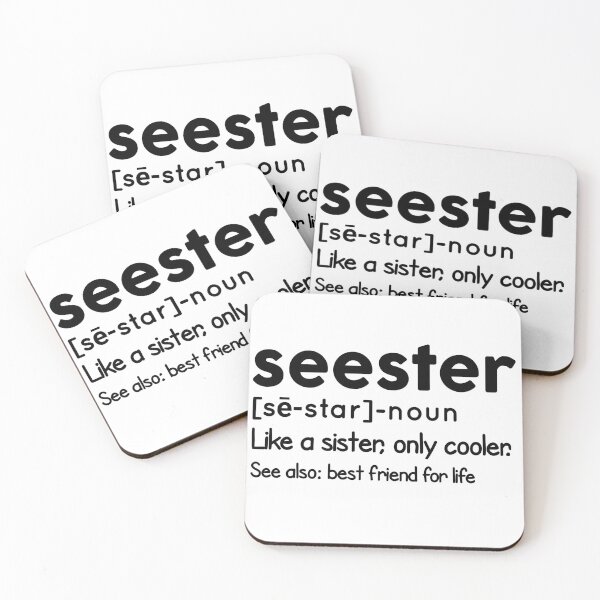 Item preview, Seester Definition apparel - best friend for life designed and sold by Eriksonshop.