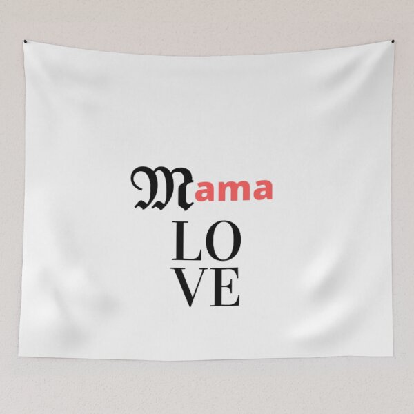 Item preview, Black and red mama love designed and sold by DeeCeeFashion.