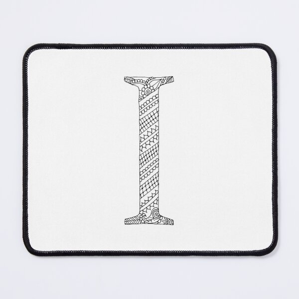 Item preview, Henna Alphabet I / Henna Letter I - Black Henna Line Art designed and sold by Mrs-PenLine.