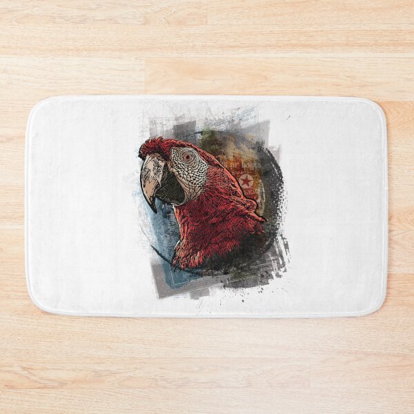 Item preview, Scarlet macaw portrait designed and sold by ranker666.