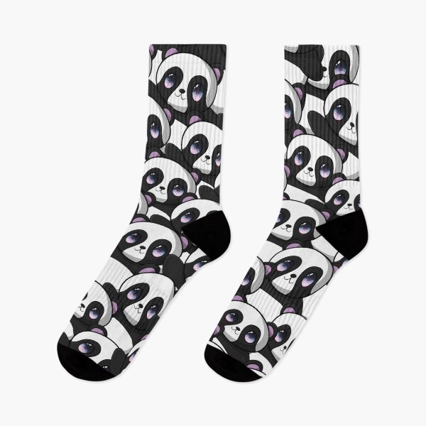 Item preview, Panda Waving Purple Version Pattern designed and sold by NLDStudios.