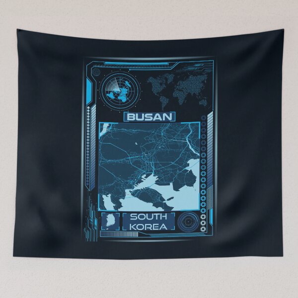 Item preview, BUSAN MAP SOUTH KOREA designed and sold by hatimelhag.