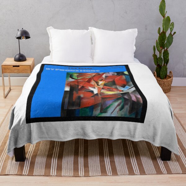 Item preview, The Foxes by Franz Marc - blue designed and sold by Mechanical-Artt.