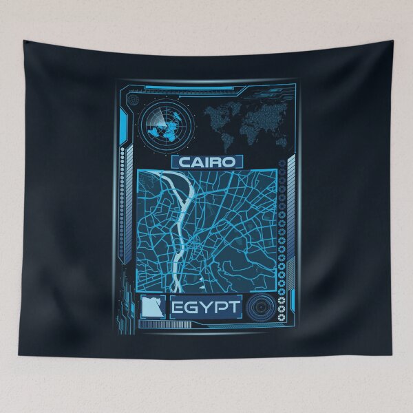 Item preview, CAIRO MAP EGYPT designed and sold by hatimelhag.