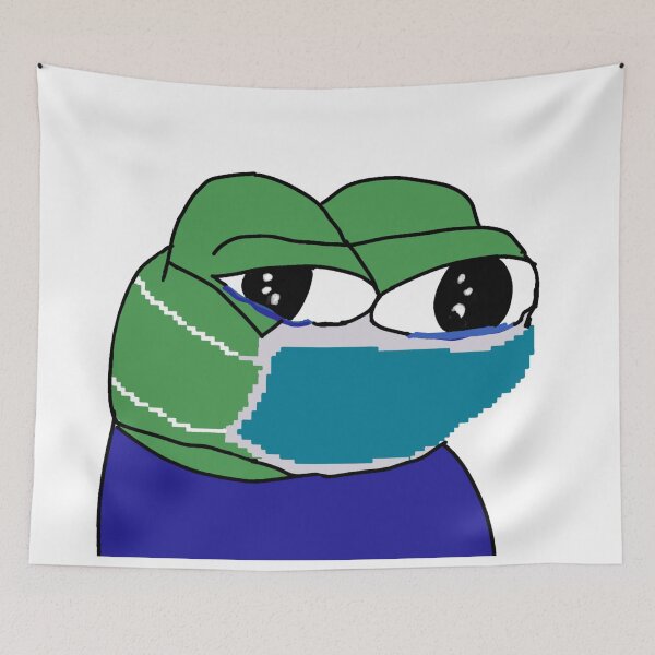 Item preview, Mask Pepe  designed and sold by TheMemesLord.