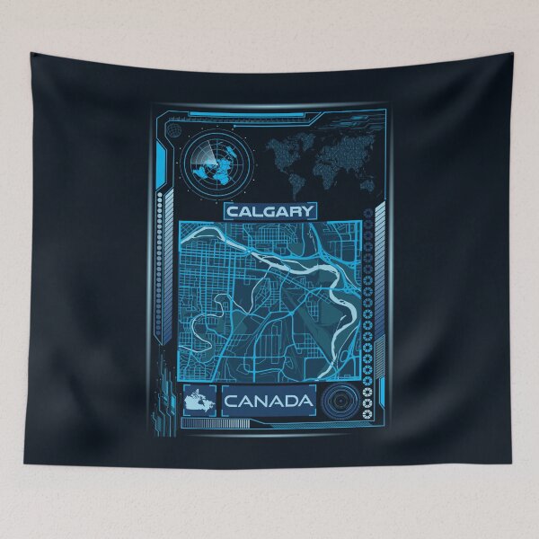 Item preview, CALGARY MAP CANADA designed and sold by hatimelhag.
