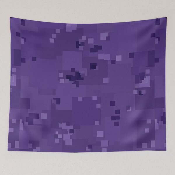 Item preview, Gentian Violet Square Pixel Color Accent designed and sold by SaraValor.