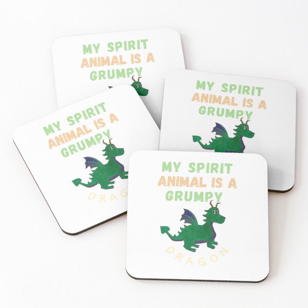 Item preview, my spirit animal is a grumpy dragon designed and sold by zakariyae.
