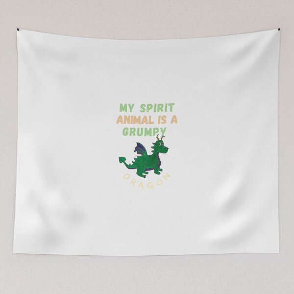Item preview, my spirit animal is a grumpy dragon designed and sold by zakariyae.