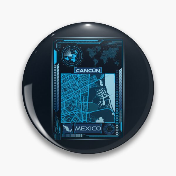 Item preview, CANCUN MAP MEXICO designed and sold by hatimelhag.