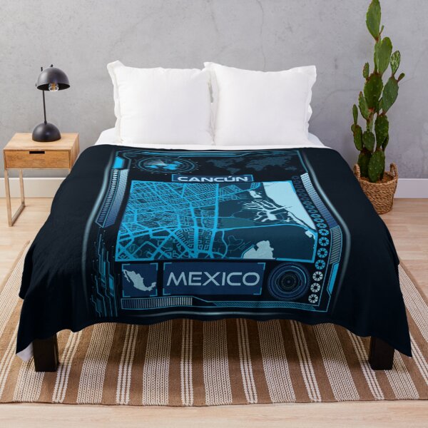 Item preview, CANCUN MAP MEXICO designed and sold by hatimelhag.