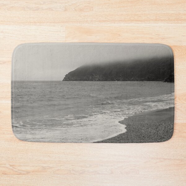 Item preview, Misty Day On A Pebble Beach Vintage Style Photograph designed and sold by TrulyEpoque.