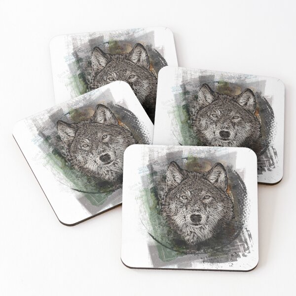Item preview, wolf portrait  designed and sold by ranker666.