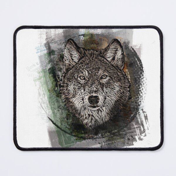 Item preview, wolf portrait designed and sold by ranker666.