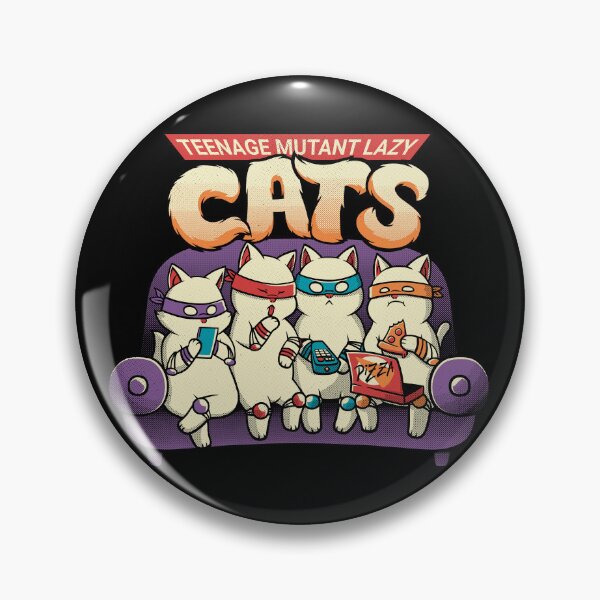 Item preview, The Teenage Mutant Lazy Cats by Tobe Fonseca designed and sold by Tobe Fonseca®.