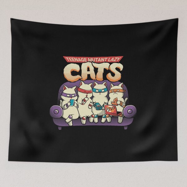 Item preview, The Teenage Mutant Lazy Cats by Tobe Fonseca designed and sold by Tobe Fonseca®.