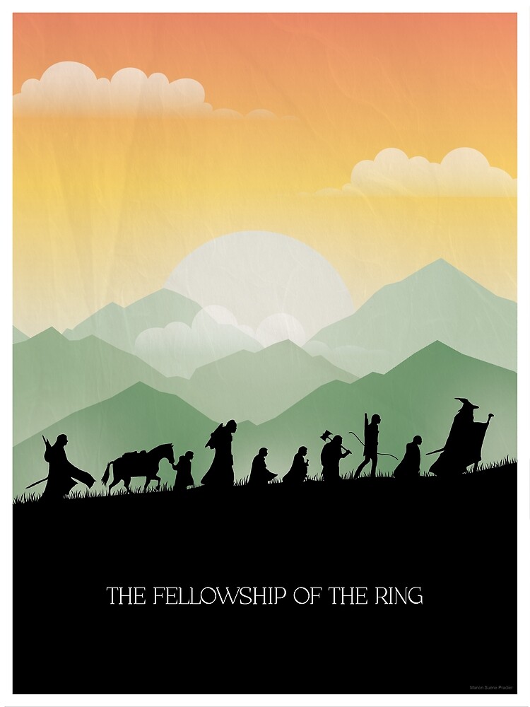 Lord of the Ring : the two towers Minimal poster Poster by manonpradier