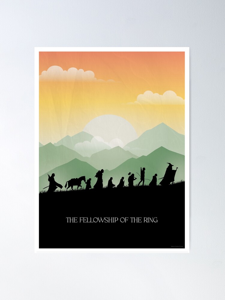 The Lord of the Rings: The Fellowship of the Ring by Ahmed Fahmy - Home of  the Alternative Movie Poster -AMP-
