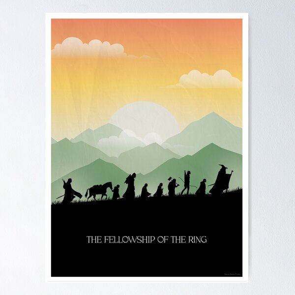 The Fellowship of the Ring Silhouette  Boromir, Samwise Gamgee