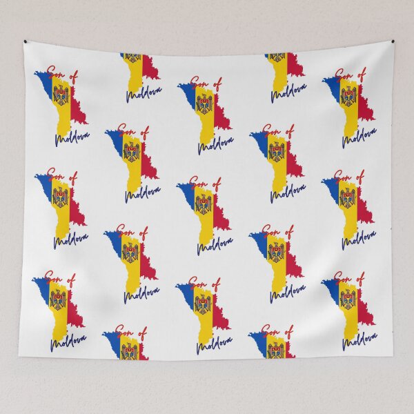 Item preview, Son of Moldova Map Flag designed and sold by NovawayDirect.