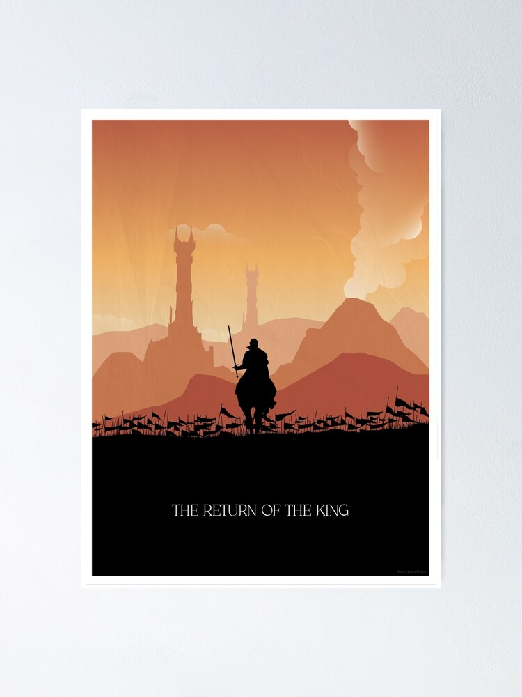 Lord of the Ring : the two towers Minimal poster Poster by manonpradier