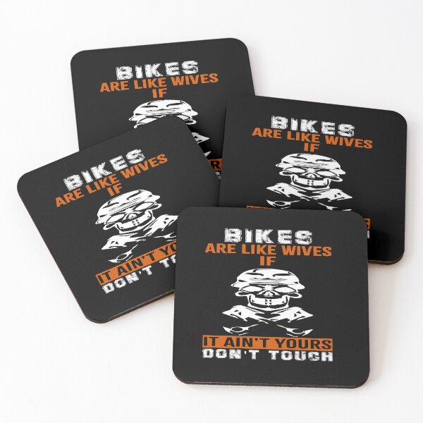 Item preview, Bikes are like wives if it ain't yours don't touch t-shirt design. designed and sold by Mr18JasimU.