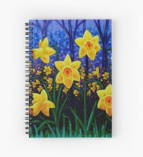 Daffodil Cluster Spiral Notebook