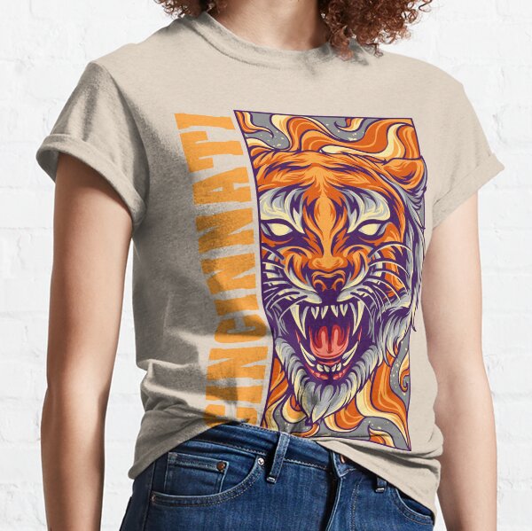 Cincinnati Bengals Year of The Tiger T-Shirt from Homage. | Officially Licensed Vintage NFL Apparel from Homage Pro Shop.