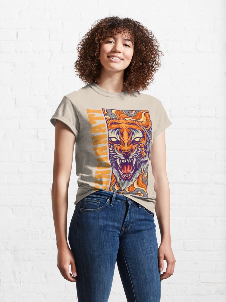 Growling Bengal Tiger Classic T-Shirt for Sale by asharpphoto