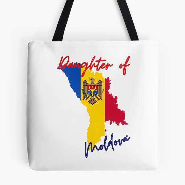 Item preview, Daughter of Moldova Map Flag designed and sold by NovawayDirect.