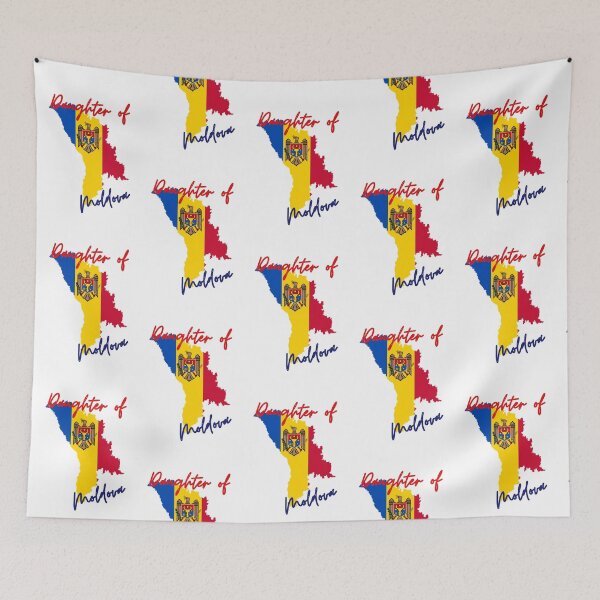 Item preview, Daughter of Moldova Map Flag designed and sold by NovawayDirect.