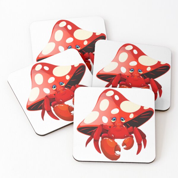 Item preview, Legendary Crab icon Mushroom shape Red designed and sold by Kilakila.