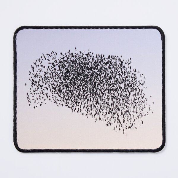 Item preview, Murmuration in pastel skies designed and sold by GreyFeatherPhot.